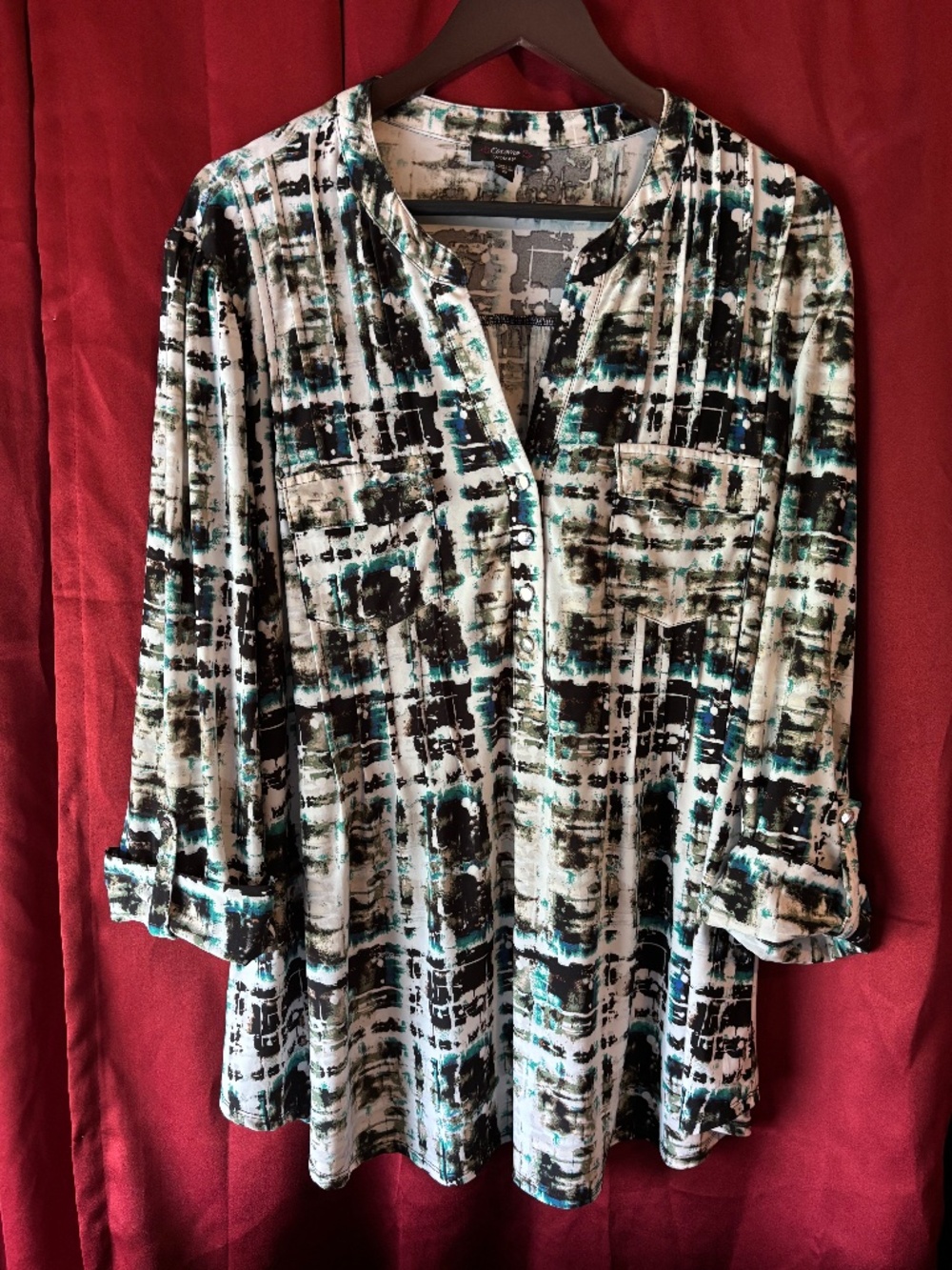 COCOMO WOMAN 3/4 SL BLOUSE